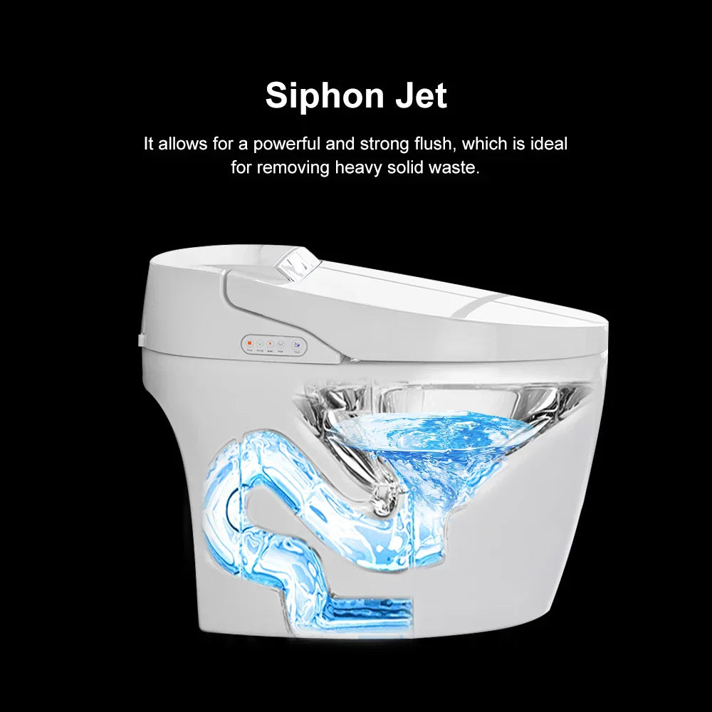 1,28 GPF Bodenmontierte automatische Toilette