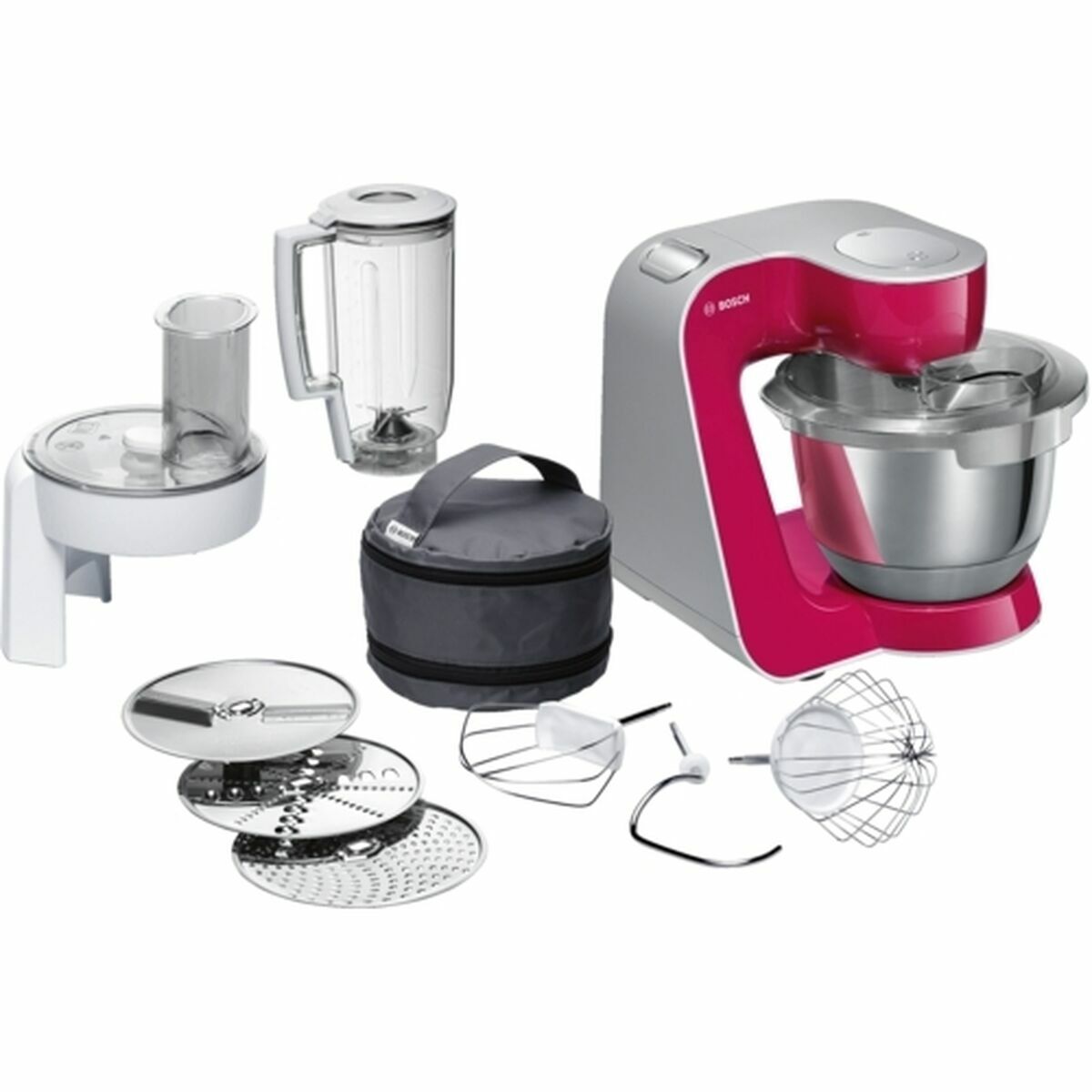 BOSCH MUM58420 ROJO 1000W Pink 3.9 L Food Processor