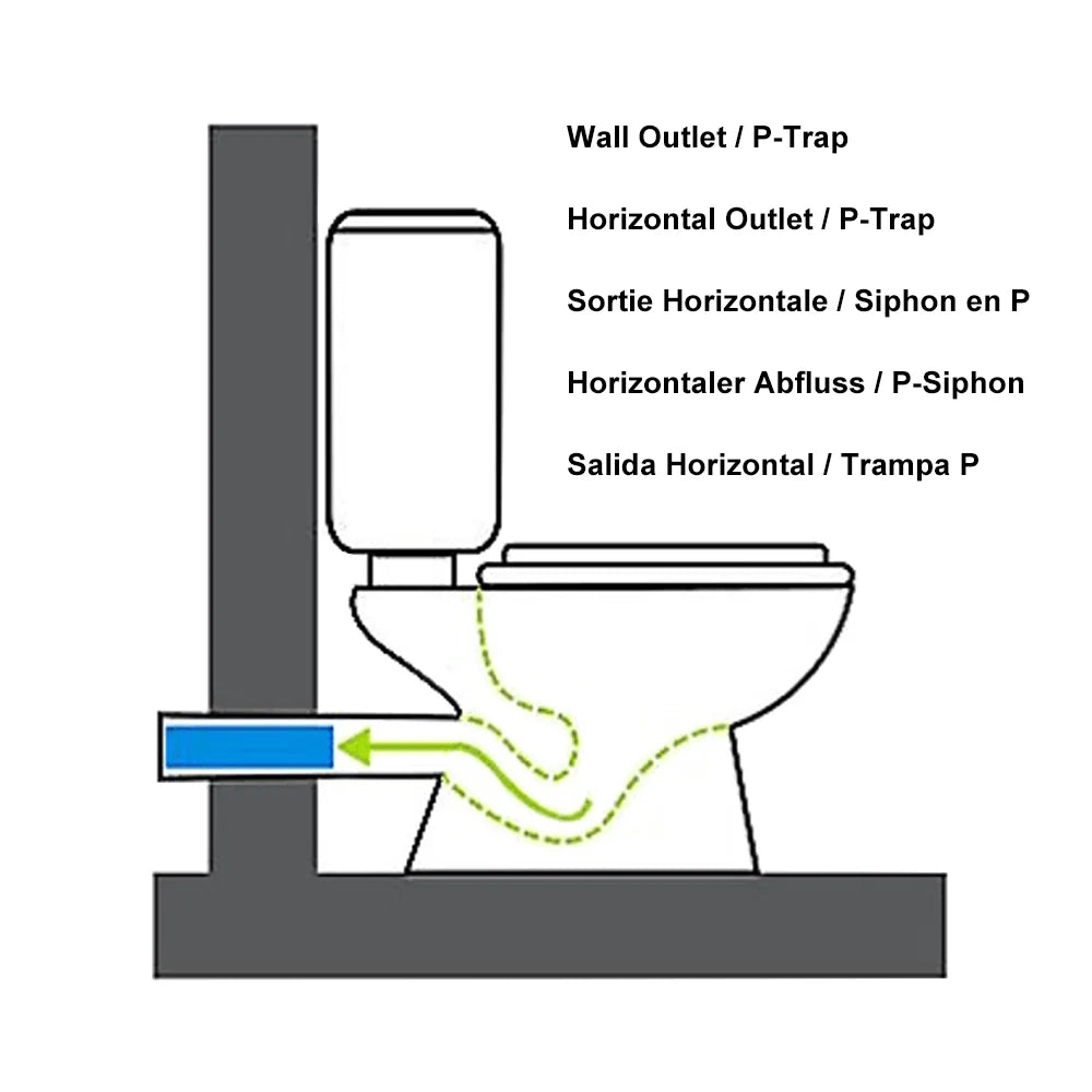 1,28 GPF Bodenmontierte automatische Toilette