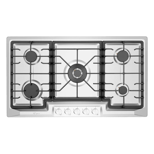 Tables de cuisson à gaz encastrables Empava 36GC23 de 36 po
