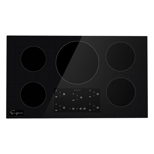 Table de cuisson à induction Empava IDC36 de 36 po de largeur x 21 po de profondeur