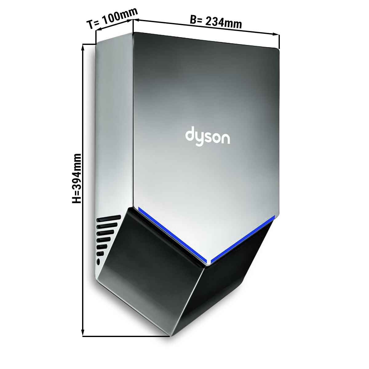 DYSON | AIRBLADE V - Sèche-mains avec capteur - Nickel