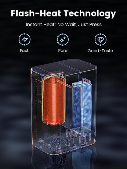 Système d'osmose inverse à eau chaude instantanée pour comptoir - Waterdrop K19